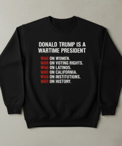 High-quality product with unique design – Donald Trump Is A Wartime President Shirt