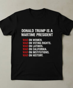 High-quality product with unique design – Donald Trump Is A Wartime President Shirt
