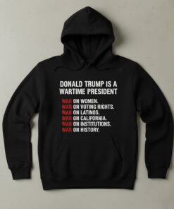 High-quality product with unique design – Donald Trump Is A Wartime President Shirt