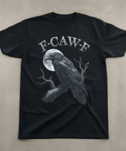 High-quality product with unique design – F Caw F Raven Moon T Shirt Jpg