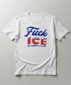 High-quality product with unique design – Fck Ice No Human Is Illegal Shirt