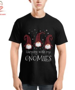 High-quality product with unique design – Hanging With My Gnomies Plaid Garden Christmas Gnome T Shirt