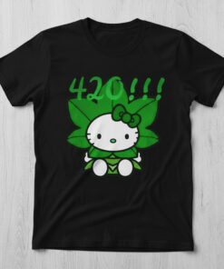 High-quality product with unique design – Hello Kitty Weed Shirt