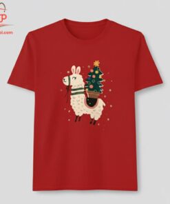 High-quality product with unique design – Llama Christmas Tree Shirt