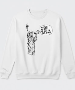 High-quality product with unique design – No Fear No Hate No Ice In Our State Shirt