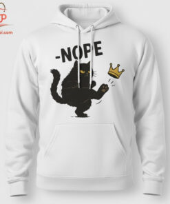 High-quality product with unique design – No Kings In America Black Cat Nope Shirt