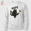 High-quality product with unique design – No Kings In America Black Cat Nope Shirt