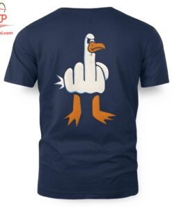 High-quality product with unique design – Rude Seagull Finger Shirt
