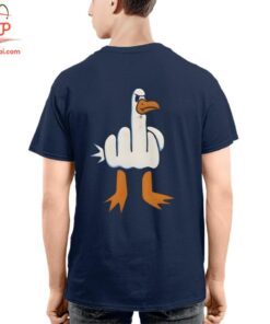 High-quality product with unique design – Rude Seagull Finger Shirt