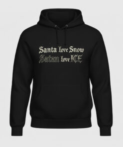High-quality product with unique design – Santa Love Snow Satan Love Ice Shirt