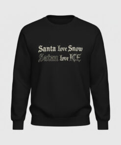 High-quality product with unique design – Santa Love Snow Satan Love Ice Shirt