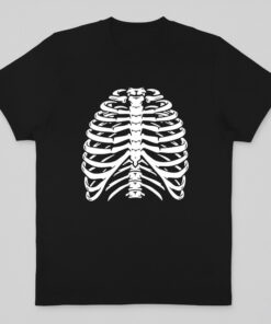 High-quality product with unique design – Skeleton Rib Cage Halloween Shirt Jpg