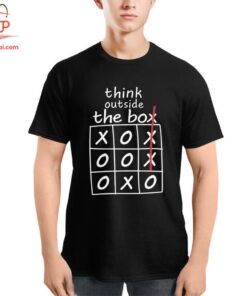 High-quality product with unique design – Think Outside The Box Tik Tak Toe Game T Shirts