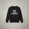 High-quality product with unique design – Trump Is Not My President Sweatshirt