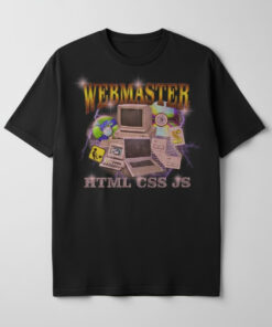 High-quality product with unique design – Webmaters Html Css Js Shirt
