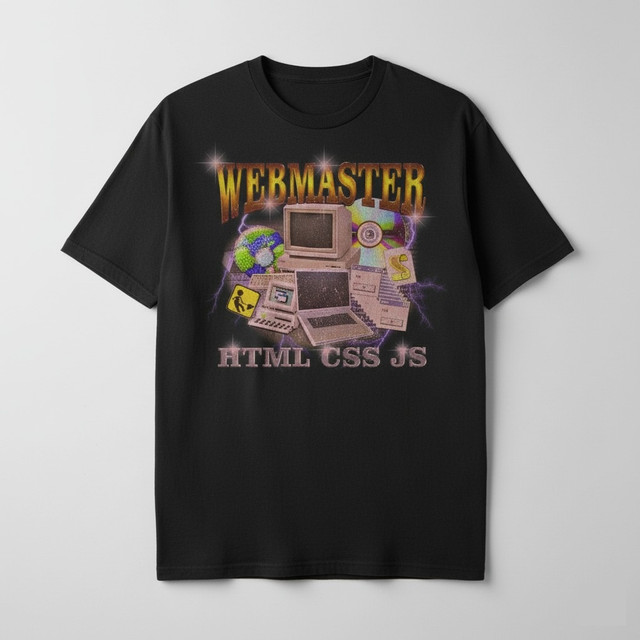 High-quality product with unique design – Webmaters Html Css Js Shirt