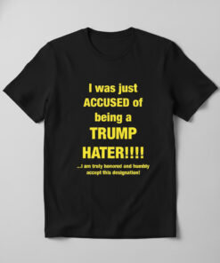 High-quality product with unique design – I Was Just Accused Of Being A Trump Hater Shirt