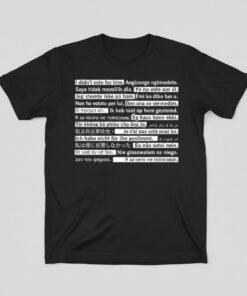 High-quality product with unique design – I Didn't Vote For Him Multi Language Shirt