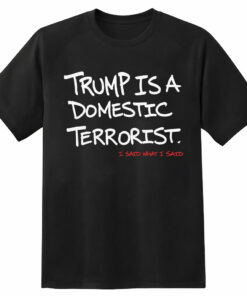 High-quality product with unique design – Trump Is A Domestic Terrorist Shirt