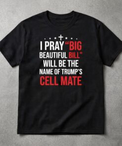 High-quality product with unique design – I Pray Big Beautiful Bill Will Be The Name Of Trump's Cell Mate Shirt