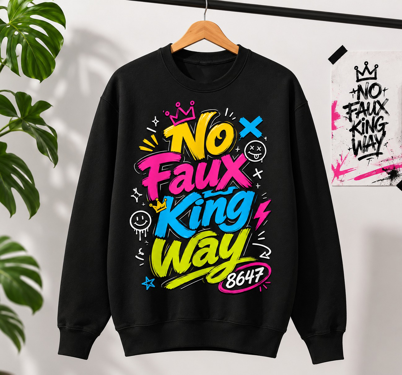 High-quality product with unique design – No Faux King Way Shirt