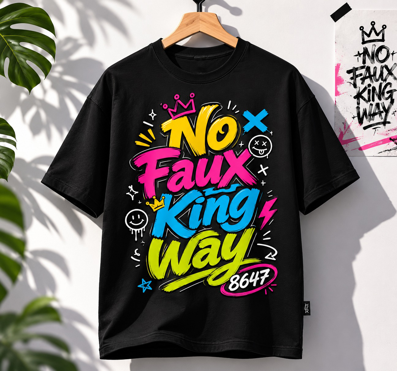 High-quality product with unique design – No Faux King Way Shirt