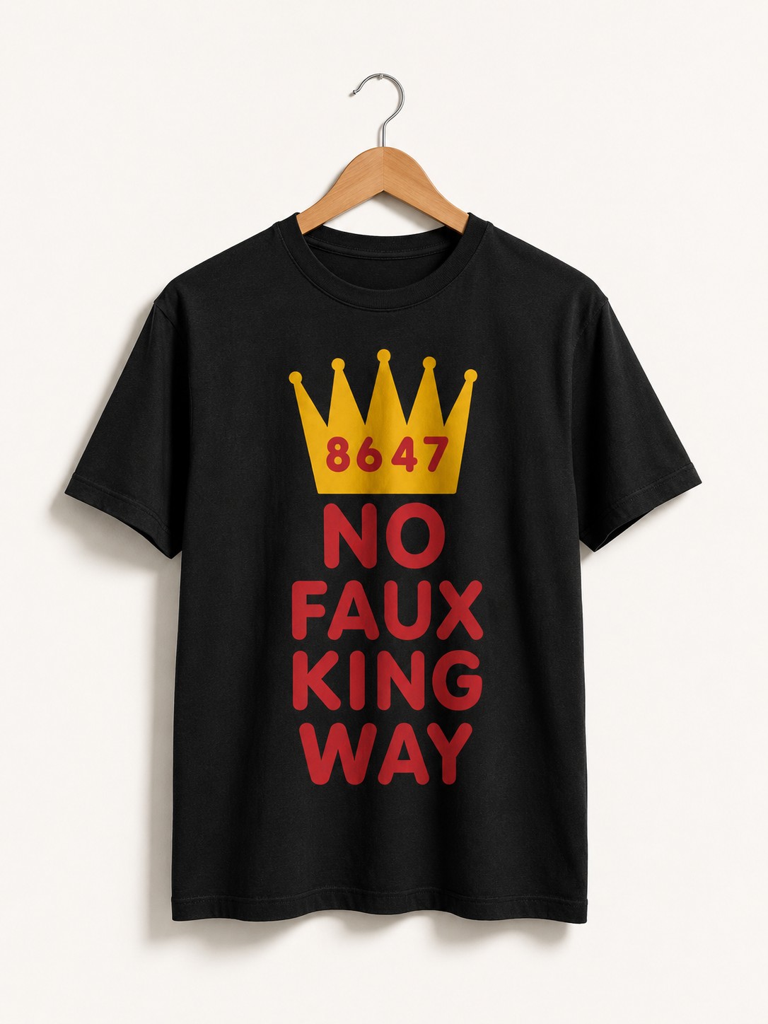 High-quality product with unique design – No Faux King Way Shirt