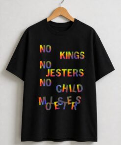 High-quality product with unique design – No Kings No Jesters No Child Molesters Shirt