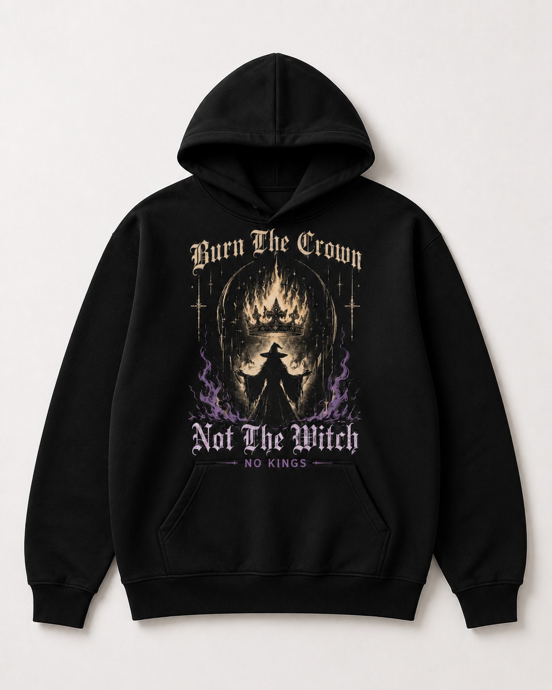 High-quality product with unique design – Burn The Crown Not The Witch No Kings T Shirt