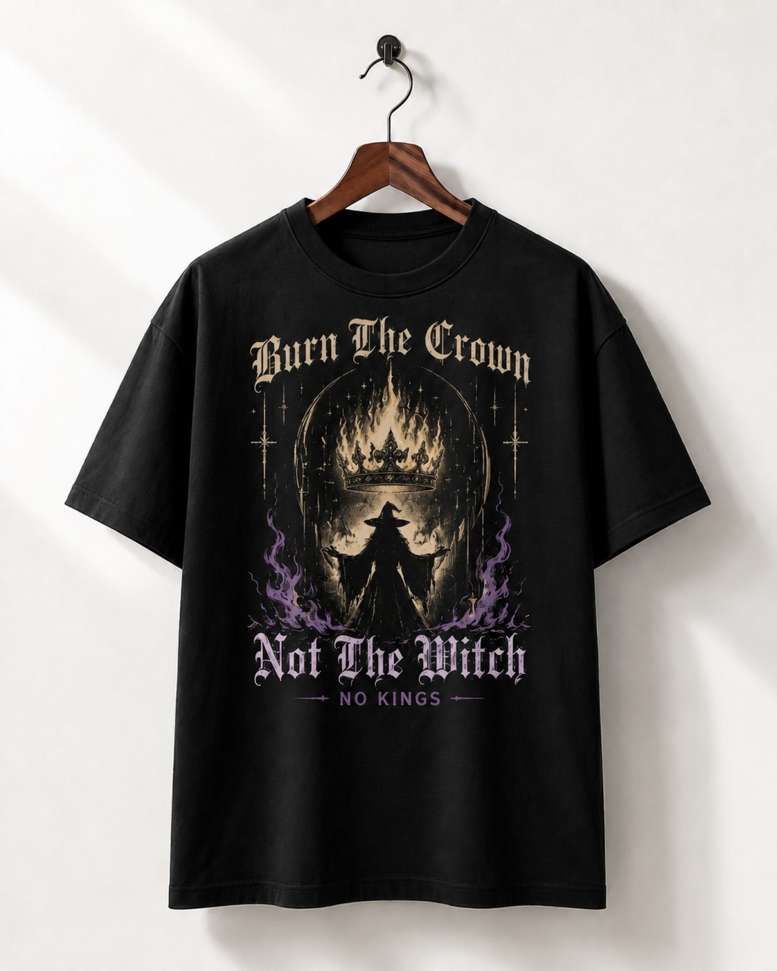 High-quality product with unique design – Burn The Crown Not The Witch No Kings T Shirt