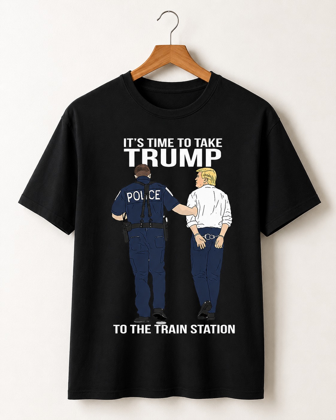 High-quality product with unique design – It's Time To Take Trump To The Train Station Shirt