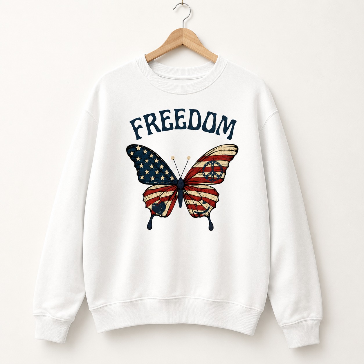 High-quality product with unique design – Freedom Butterflly T Shirt