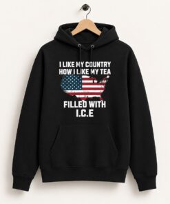 High-quality product with unique design – I Like My Country How I Like My Tea Filled With Ice Shirt