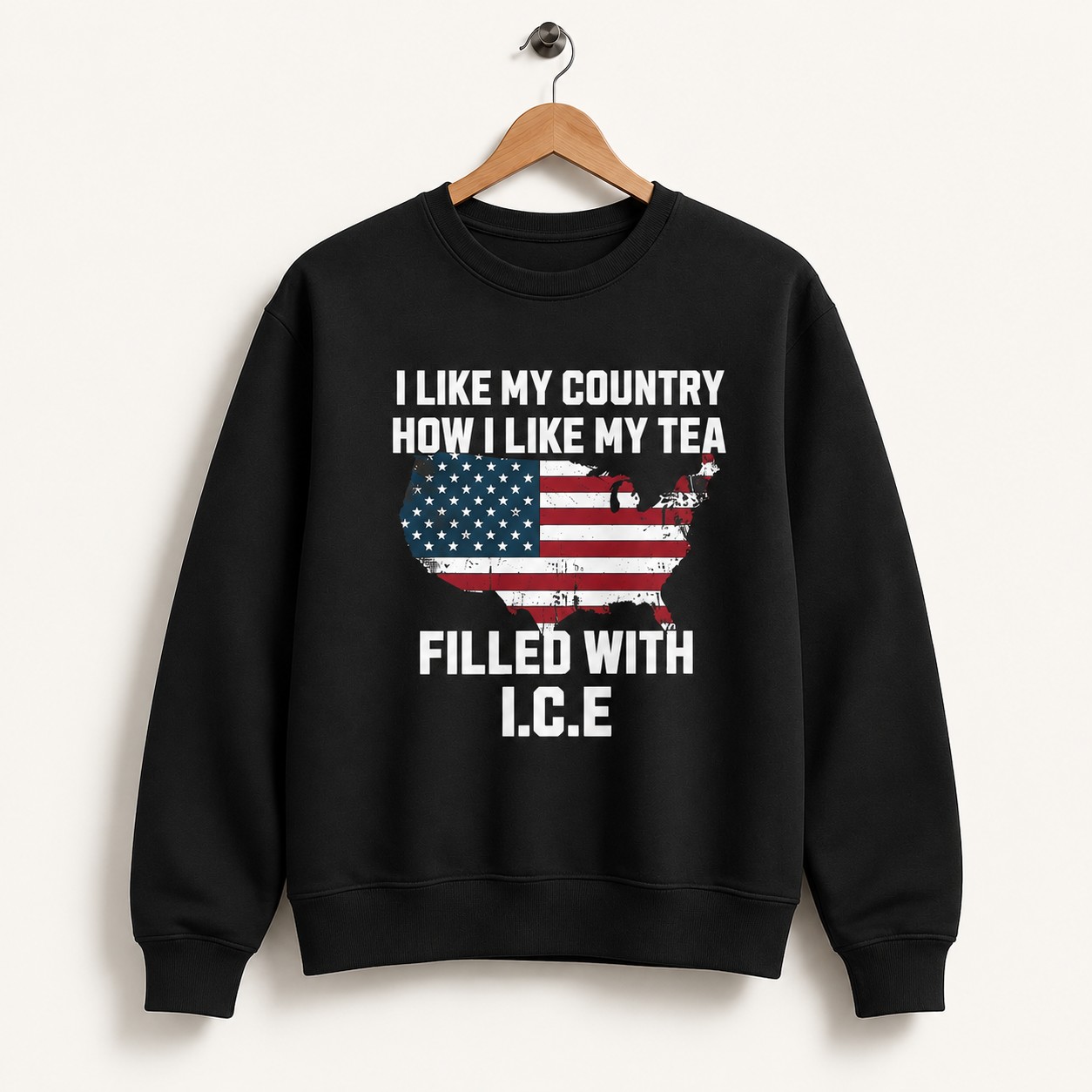 High-quality product with unique design – I Like My Country How I Like My Tea Filled With Ice Shirt
