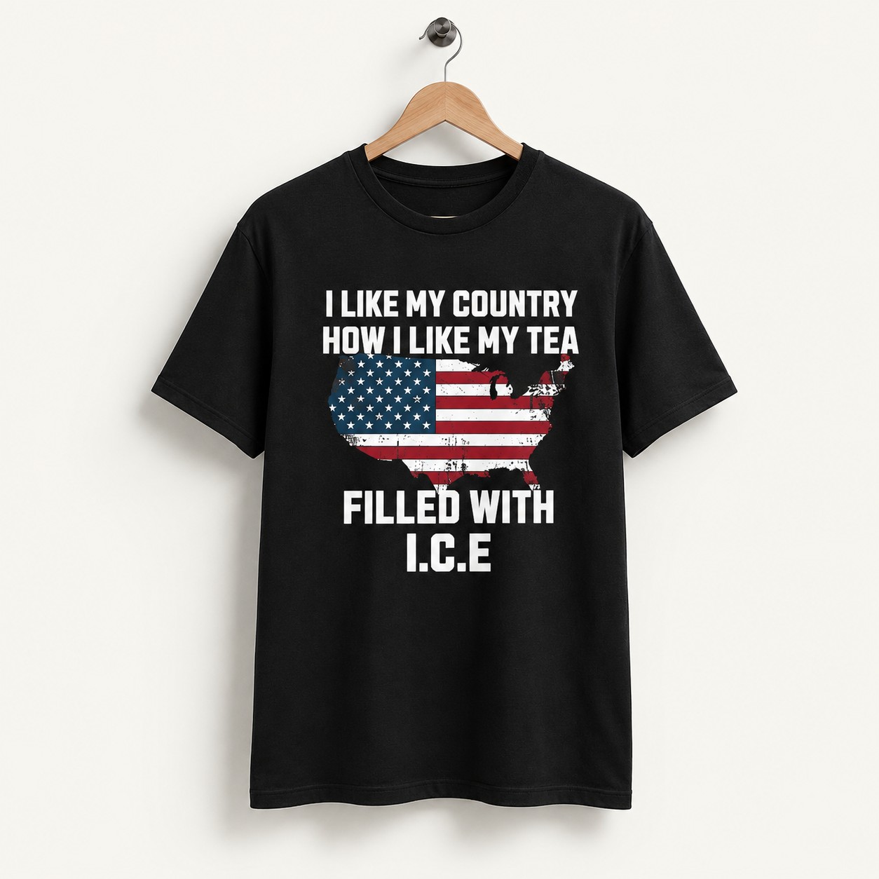 High-quality product with unique design – I Like My Country How I Like My Tea Filled With Ice Shirt