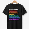 High-quality product with unique design – I Want Public Radio Social Security And Libraries Shirt