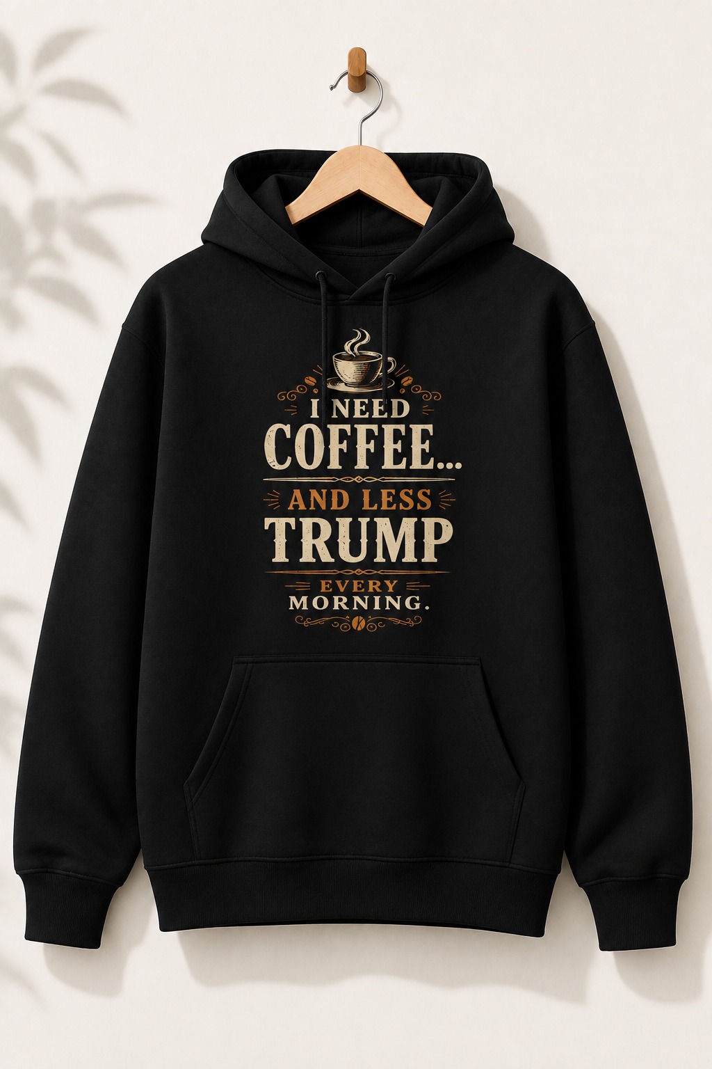 High-quality product with unique design – I Need Coffee And Less Trump Shirt