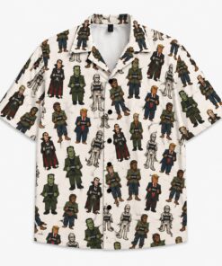 High-quality product with unique design – The Monster Mugshot Trump Hawaiian Shirt