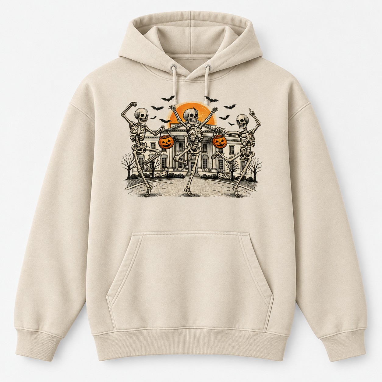 High-quality product with unique design – Fck Trump Dancing Skeleton In Front Of The White House Shirt