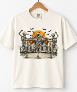High-quality product with unique design – Fck Trump Dancing Skeleton In Front Of The White House Shirt