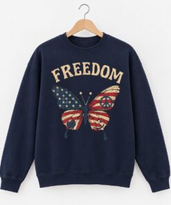 High-quality product with unique design – Freedom Butterfly Hoodie