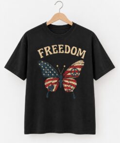 High-quality product with unique design – Freedom Butterfly Hoodie