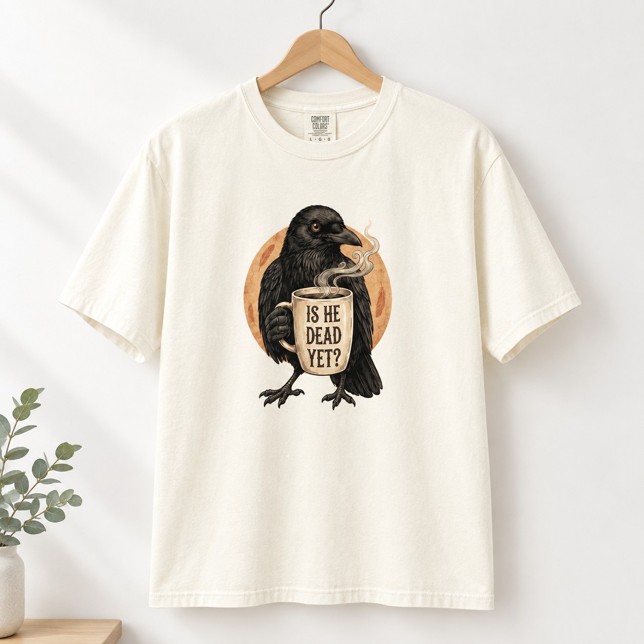 High-quality product with unique design – Is He Dead Yet Black Crow Shirt