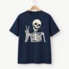 High-quality product with unique design – Skeleton Hi Fck Trump Shirt