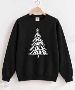 High-quality product with unique design – Fuck Trump Christmas Tree Shirt